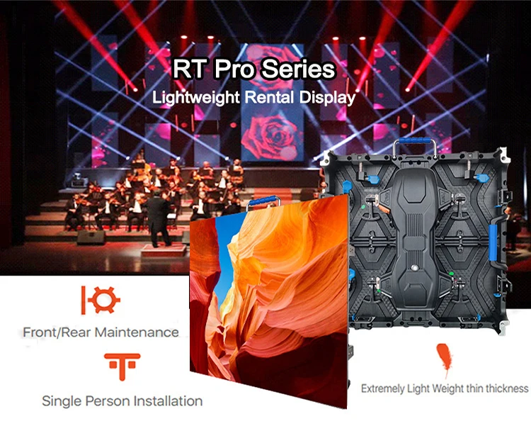 500*500mm P2.6 P2.97 P3.91 Indoor Outdoor Stage Led Display Screen for ...