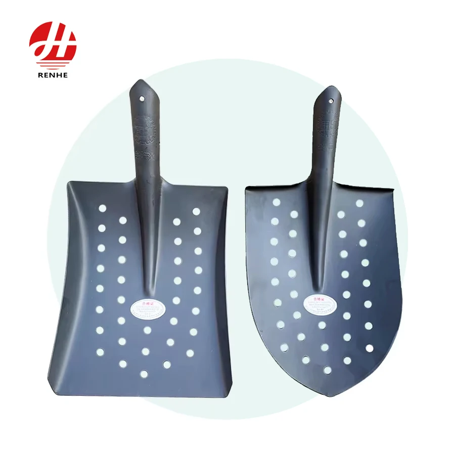 Tagagawa sa Tsina Mga Kasangkapan para sa Panlabas na Paglilinis Pasadyang Sieve Shovel Spade na may Butas para sa Manukan at Istablo