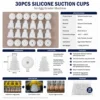 3OPCS VENTOUSES EN SILICONE