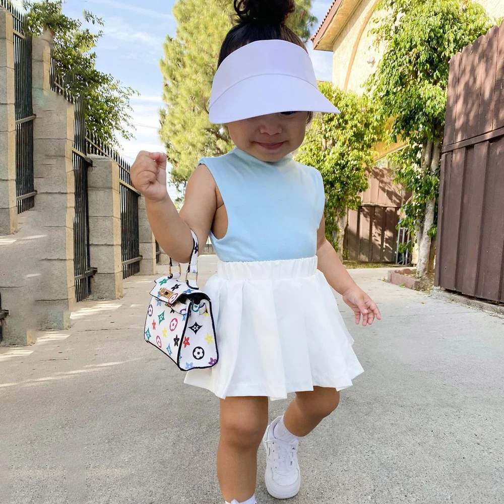 Baby Girl Clothes -4 Years Fashion Skirt Children Girls Dress Wholesale  Kids Lace Short Customize Kid Pleated Skirt