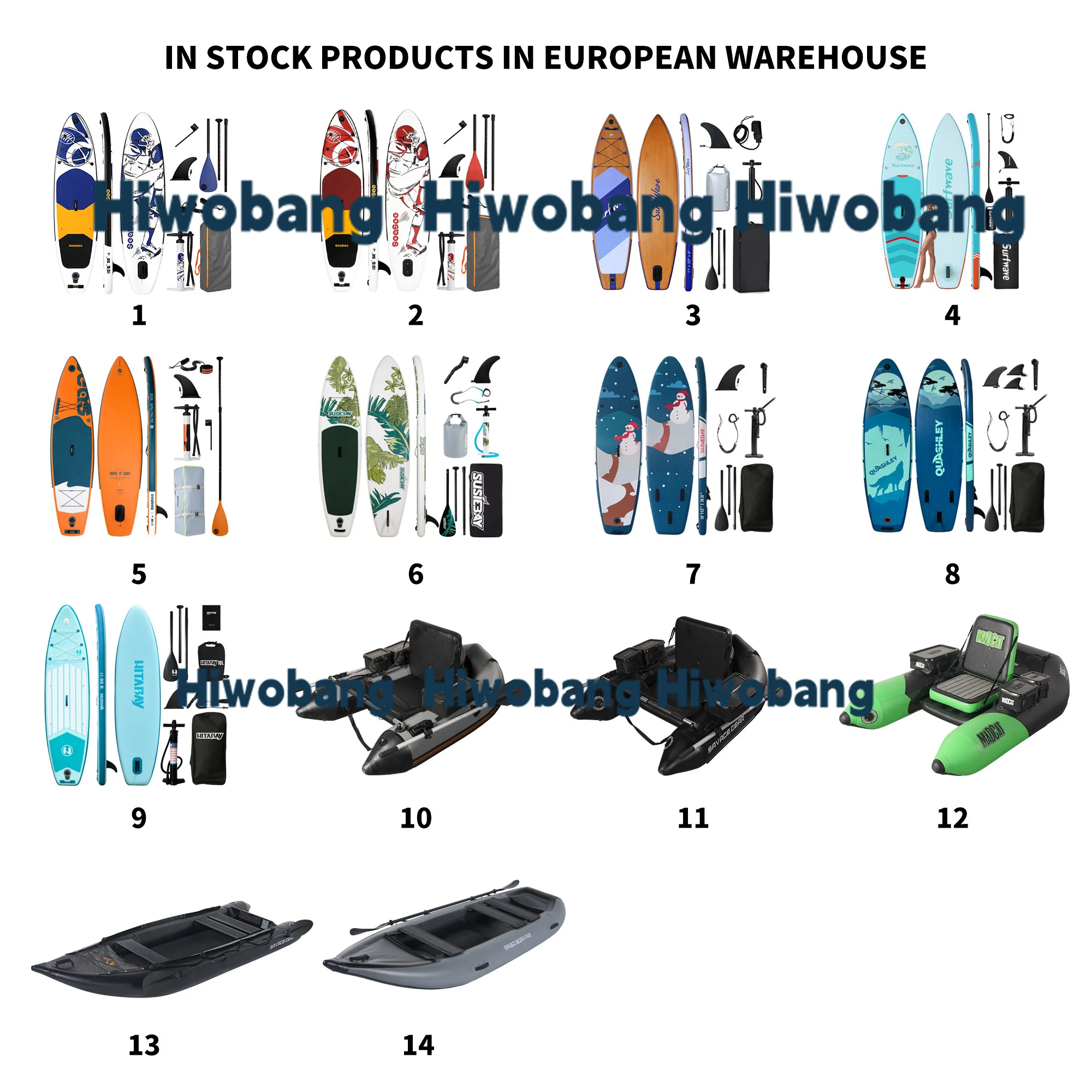 Inflatable Kayak 2 Person 330cm Eu Warehouse Freeshipping Drop Shipping