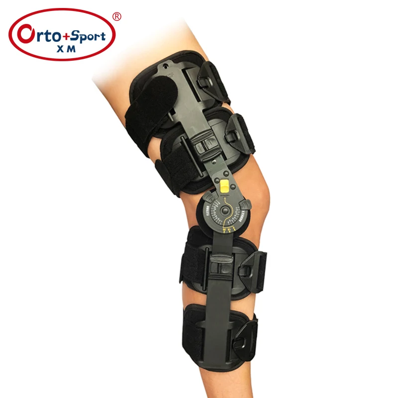 Adjustable Post Op Rom Hinged Knee Brace Telescopic Orthopedic Fracture ...