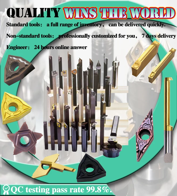 N151.2-200-4E 300 400 500 Grooving Insert Solid Carbide Inserts Stainless Steel Processing Cut off the Inserts