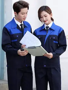 Comfortable Unisex Stitched Polyester Work Clothes Breathable and Comfortable Suitable for Coal Mine Construction Sites, Etc.