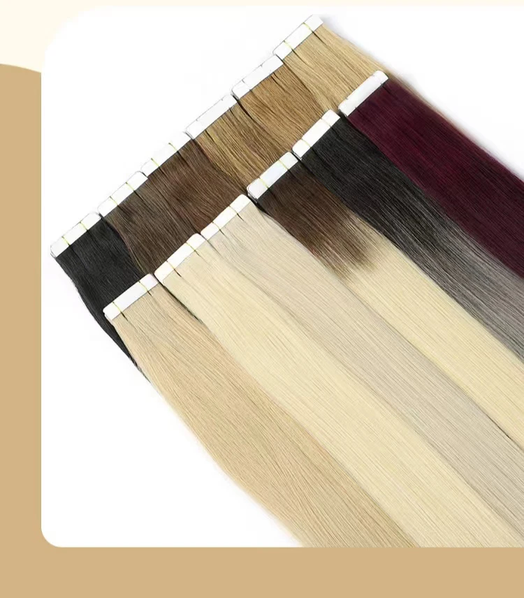 Tape In Extensions Human Hair 100 Remy Hair Virgin Russian Long