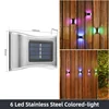 6 Led Stainless Steel Colored-light