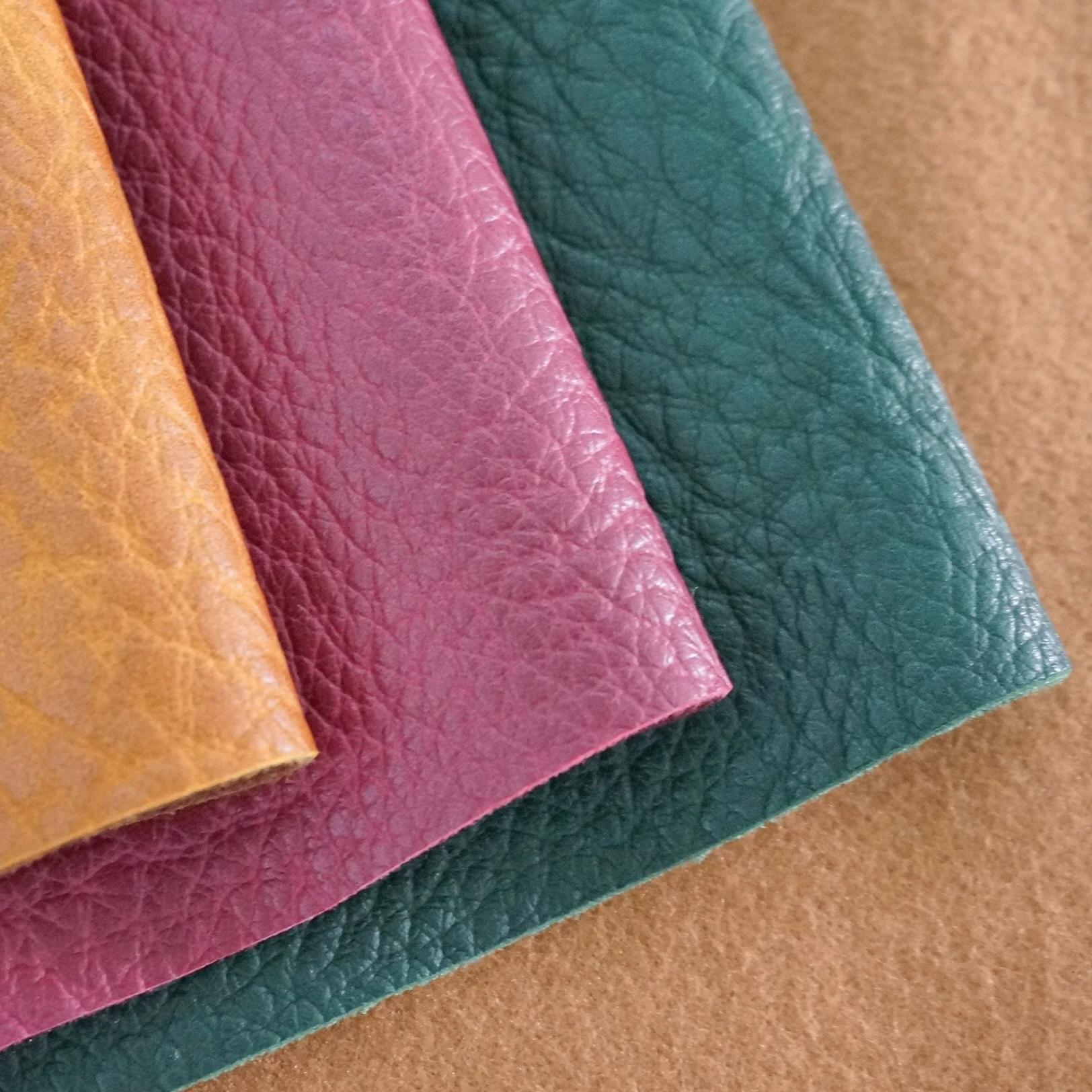 Cigno Leather - Lychee Grain Pattern Waterproof Synthetic Leather: Premium Quality PVC Material for Enhanced Durability