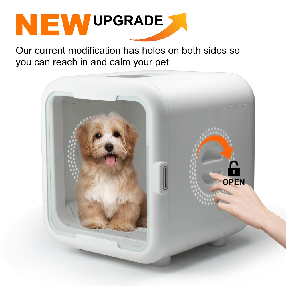 Automatic Professional Pet Hair Drying Machine Hot-Selling Professional Cat  Dryer Box for Dog Grooming Pet Grooming Vacuum