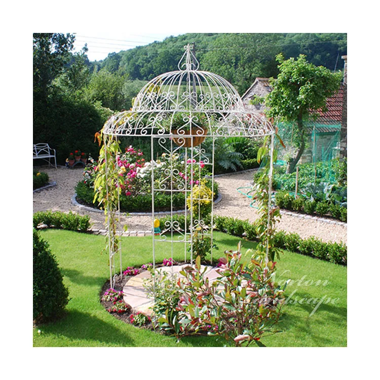 High Quality Handmade Western Style Welding Iron Gazebo for Garden Wedding Decoration