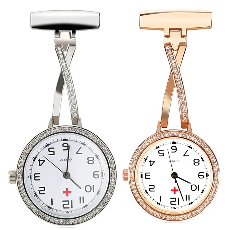 WYGICOO Reloj De Enfermera Krankenschwester Uhr Custom Doctor FOB Diamond Medical Breast Nurses Watch For Nurse Quartz Pocket