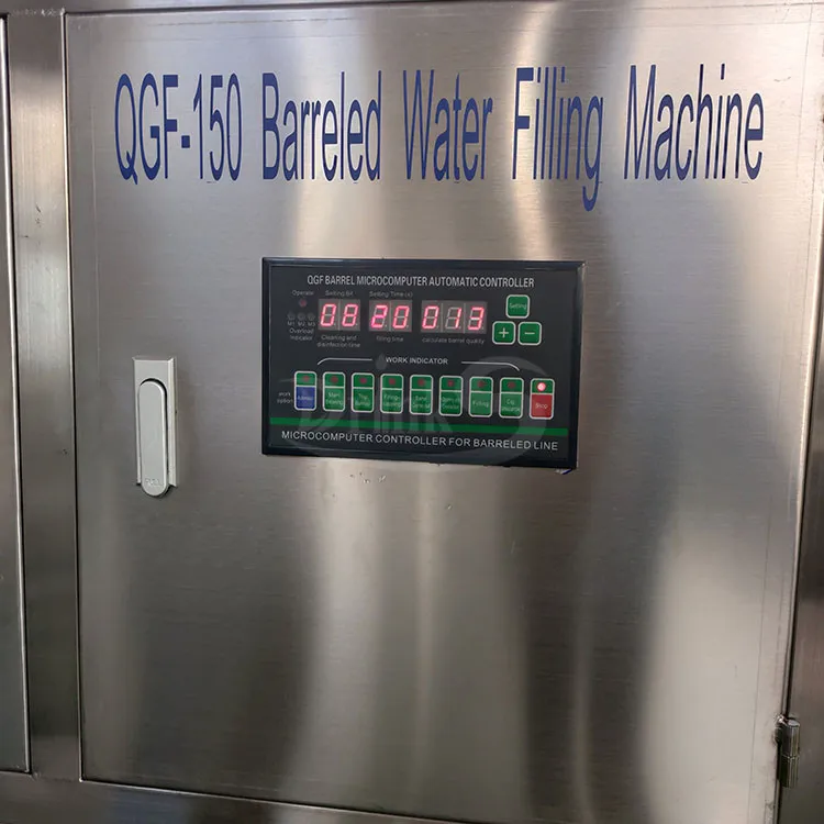 100 BPH Automatic 5 Gallon Barrel Mineral Drinking Water 20 Liter Bottle Filling Machine