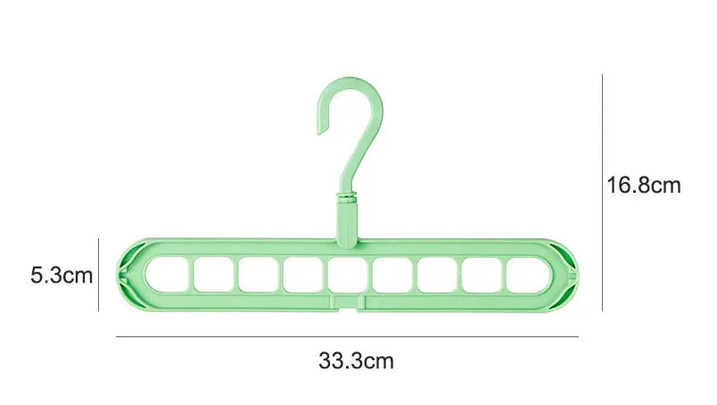 TXL479多機能クリエイティブ衣類ハンガーラック9穴タオルフック
