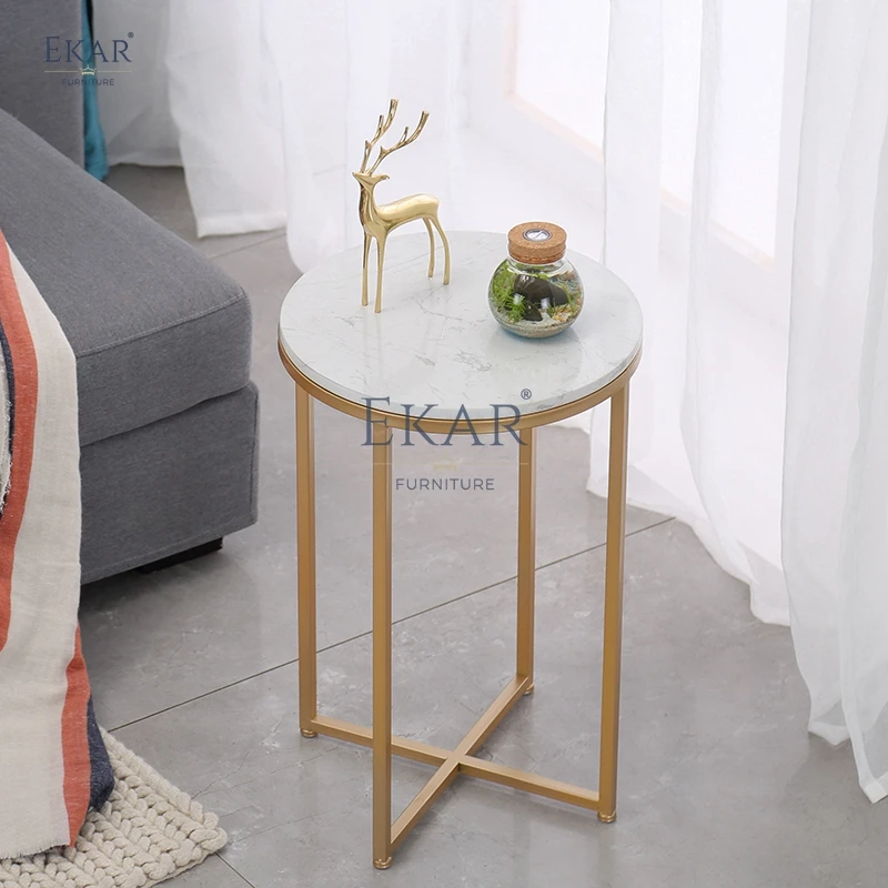 product new style metal legs luxury marble table top living room furniture corner table-60