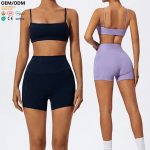 XW-XTNY7025 Women Sports Solid Color Gym Clothing Activewear Stylish Breathable Comfortable Fitness Casual Yoga Sports Bra