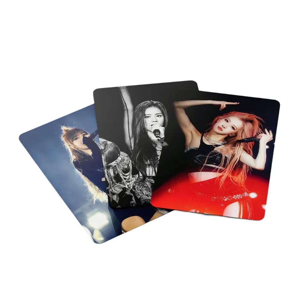 9 Models 55Pcs/Box Lomo Card K-pop Double Side Printing Pink Girls Lomo Card  for Music Fans