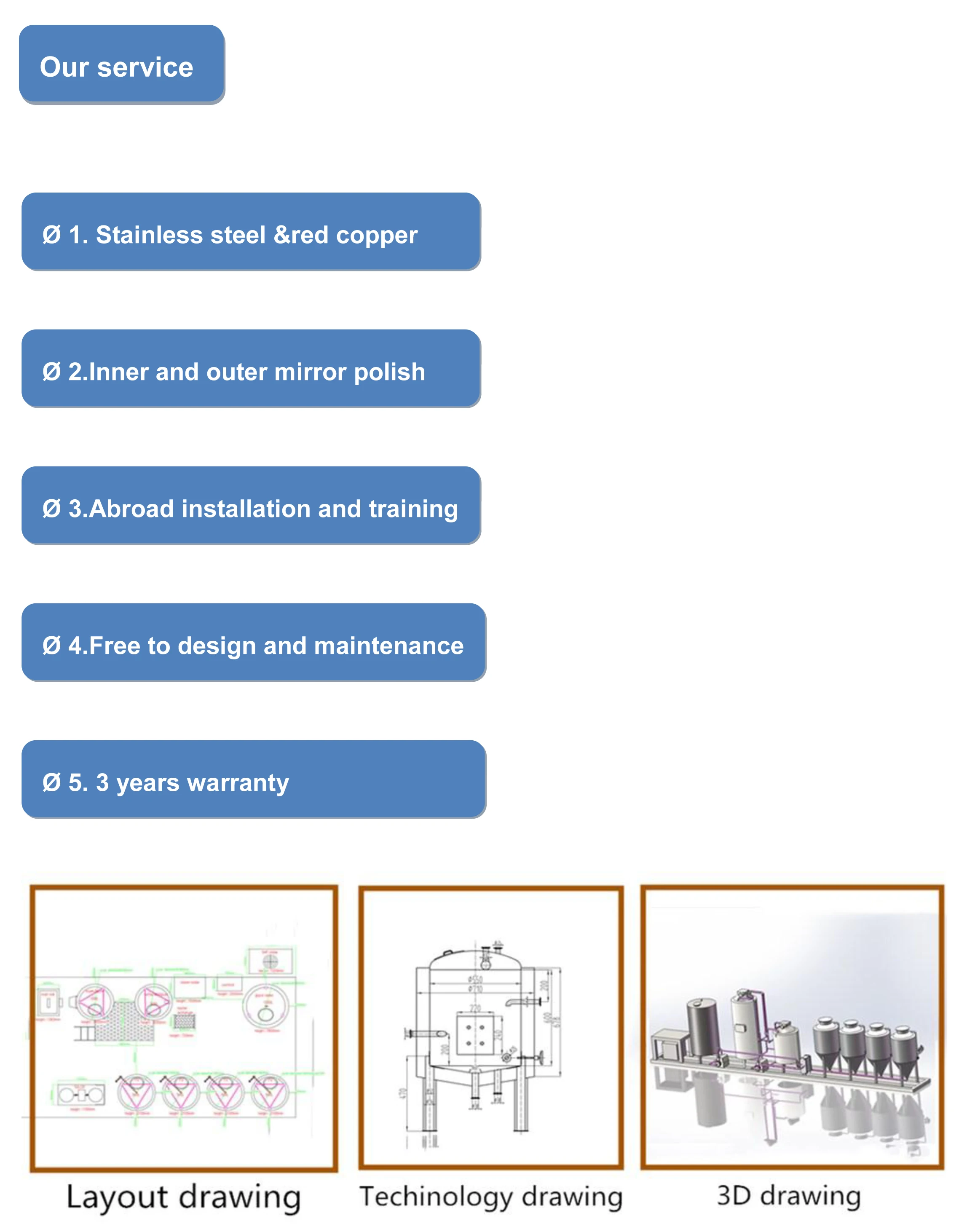 our service