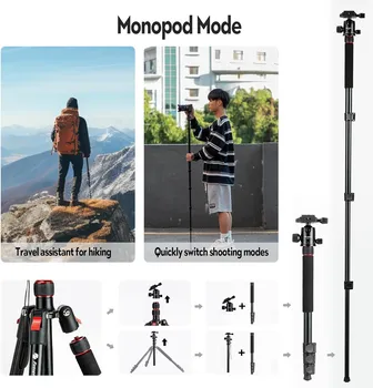 Fotopro Photography Digital Slr Camera Tripod Monopod Camera Stand Tripod Aluminum Alloy Camera Monopod Tripod detail image