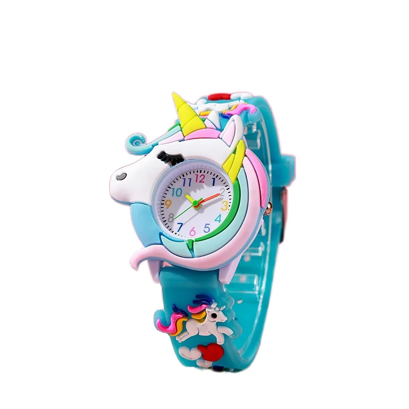 Charming Rainbow Unicorn Kids Quartz Watch