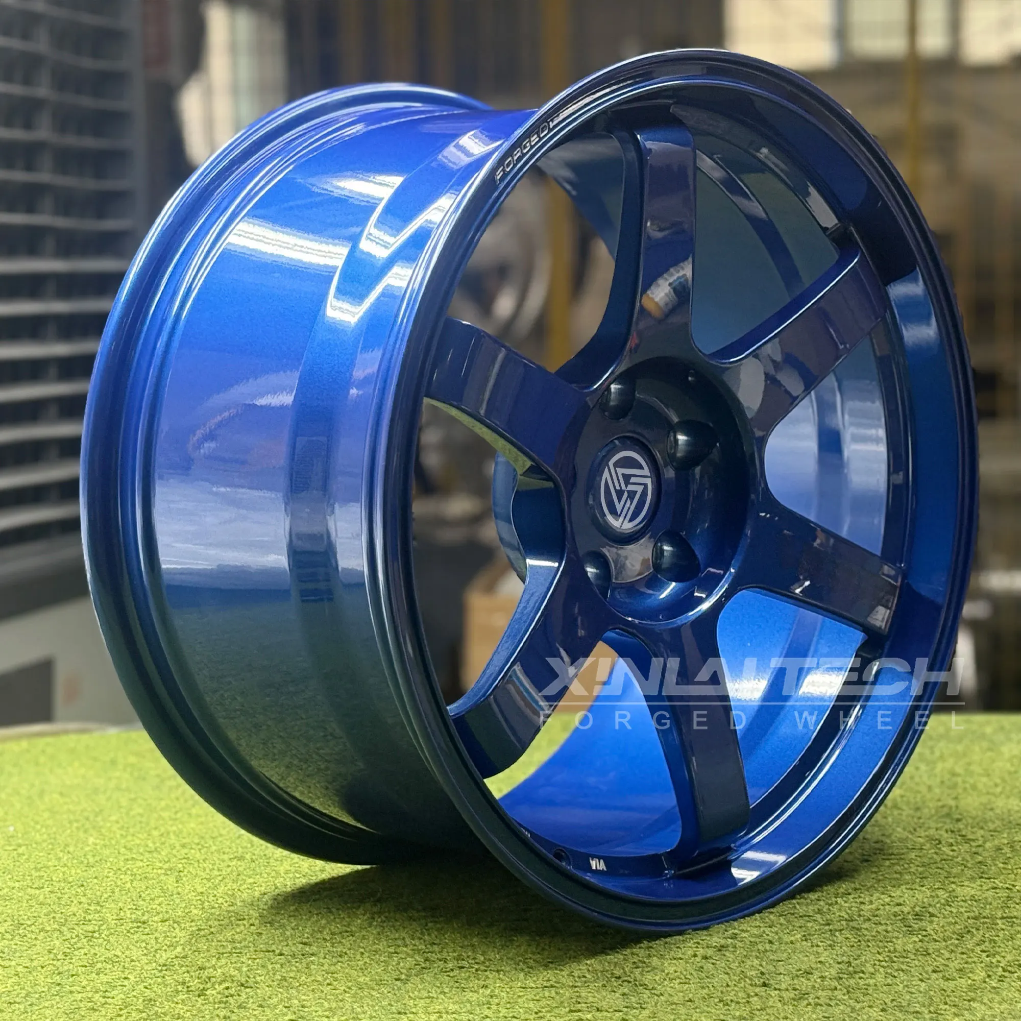 XL 5x114.3 5x120 5x112 Gloss Blue Monoblock Forged Wheels Fit for JDM Cars Supra 350Z S2000 BMW M3 M4 M5 Toyota 86 - Image 2