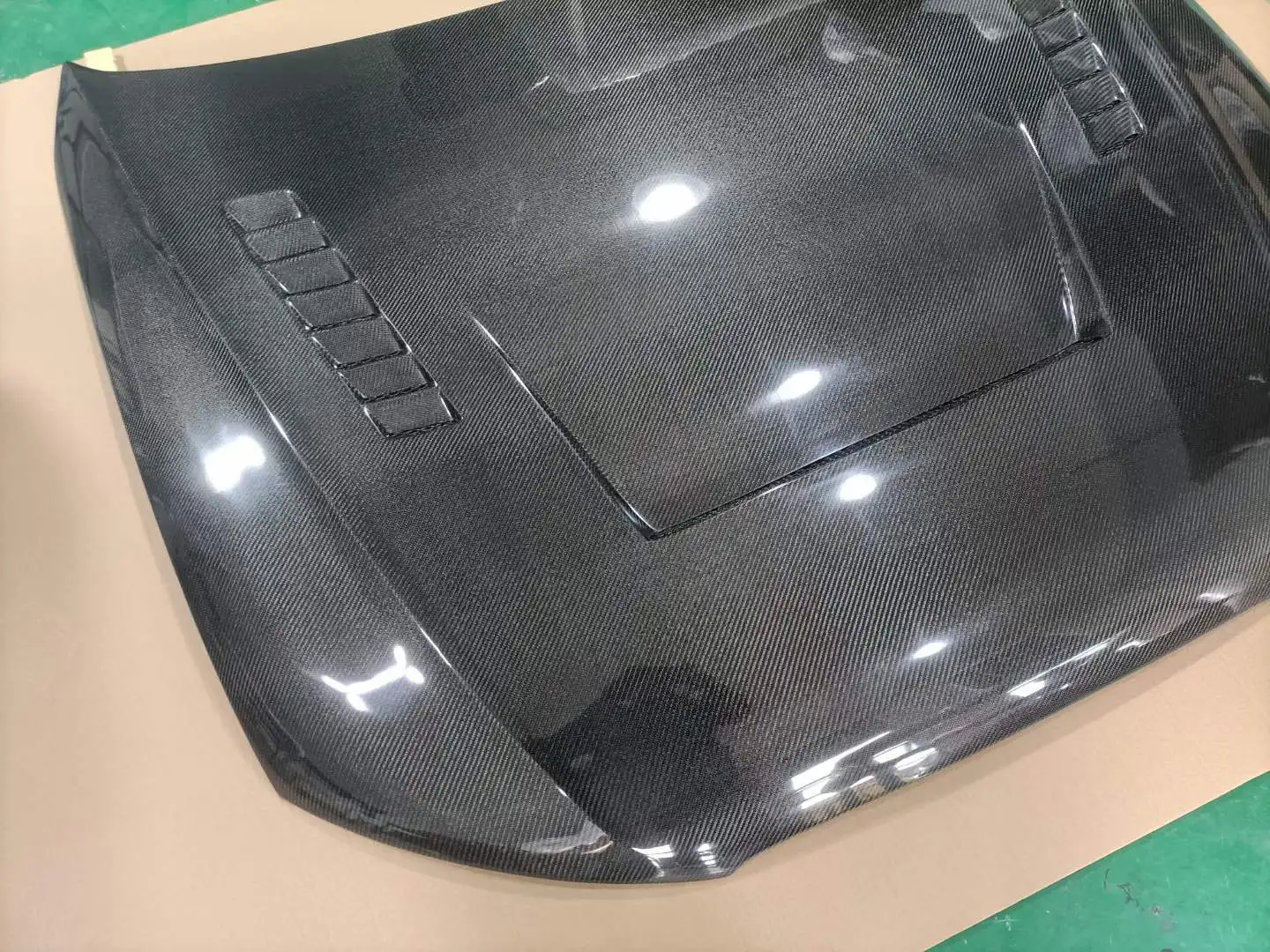 Vented Design Carbon Fiber Hood For Audi A4 S4 Rs4 B8 B8.5 2012-2016 ...