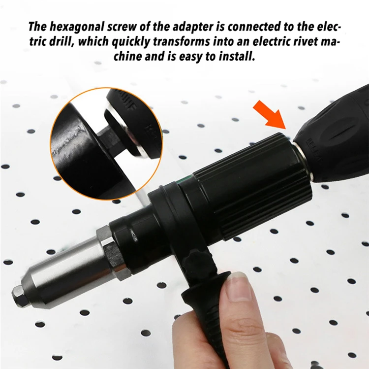 Adaptador Remachadora Taladro Eléctrica 2,4mm-4,8mm Tuerca— Abonitos.mx