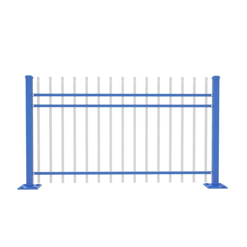 Sliding Fence Gate Motor and Steel Fence Panels with H Post Fence for Industrial Area, Automated Security Barrier