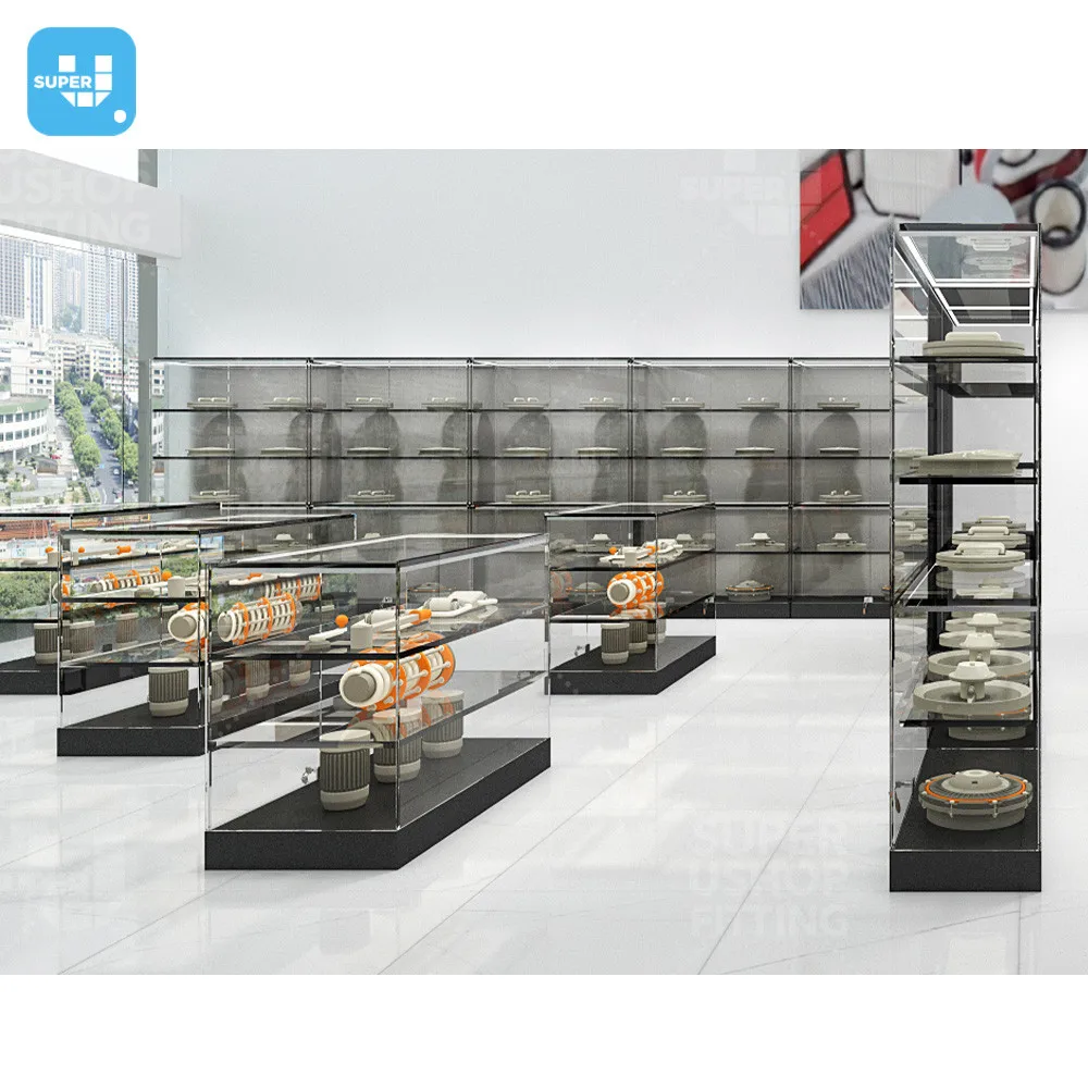 Alibaba.com: Customized LED light glass display fixtures for auto parts ...