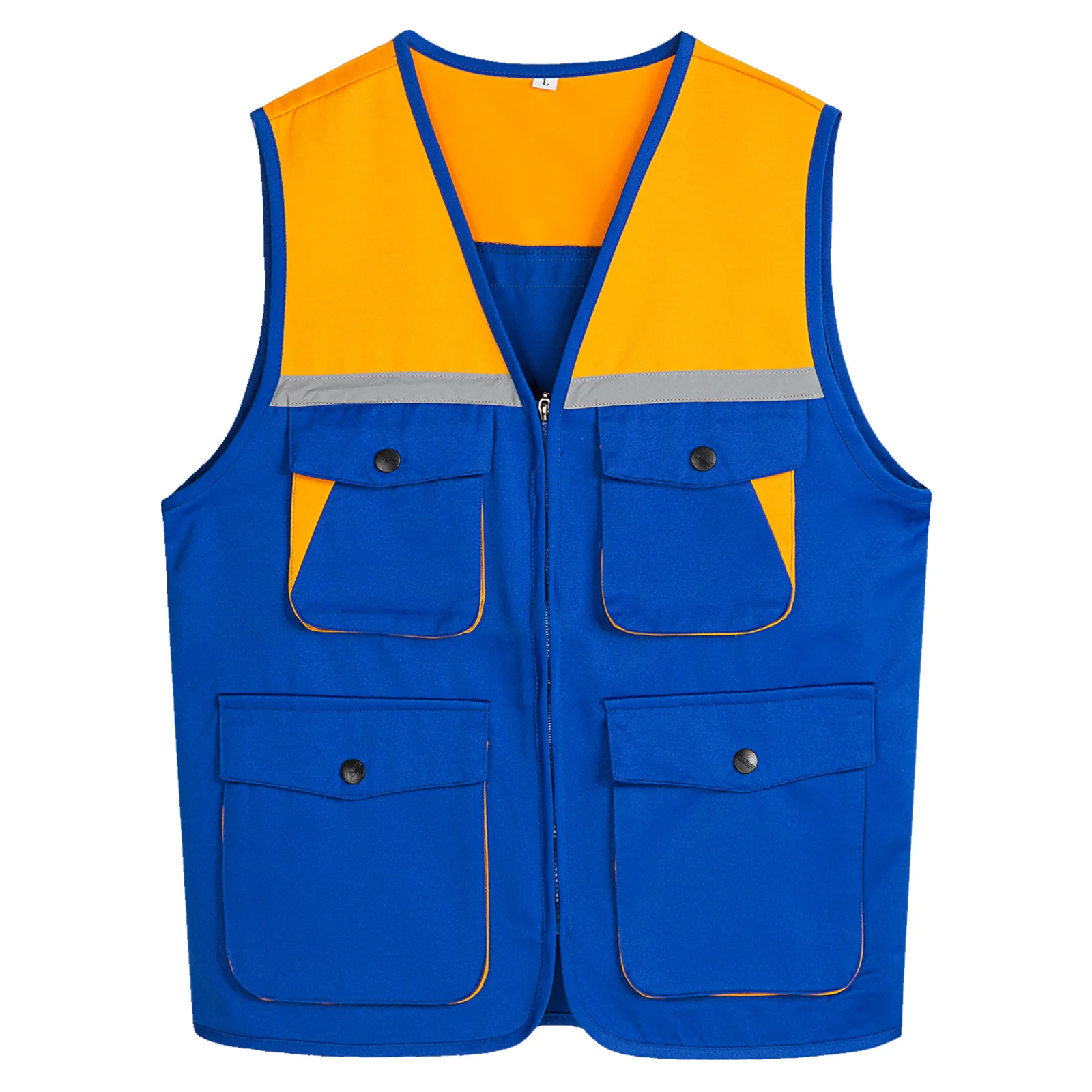 Vanchenl Herren Outdoor Arbeit Mesh Angeln Weste Utility Multi Pocket Schießen Safari Reise Fotografie Waistcoatt Armeegrün S