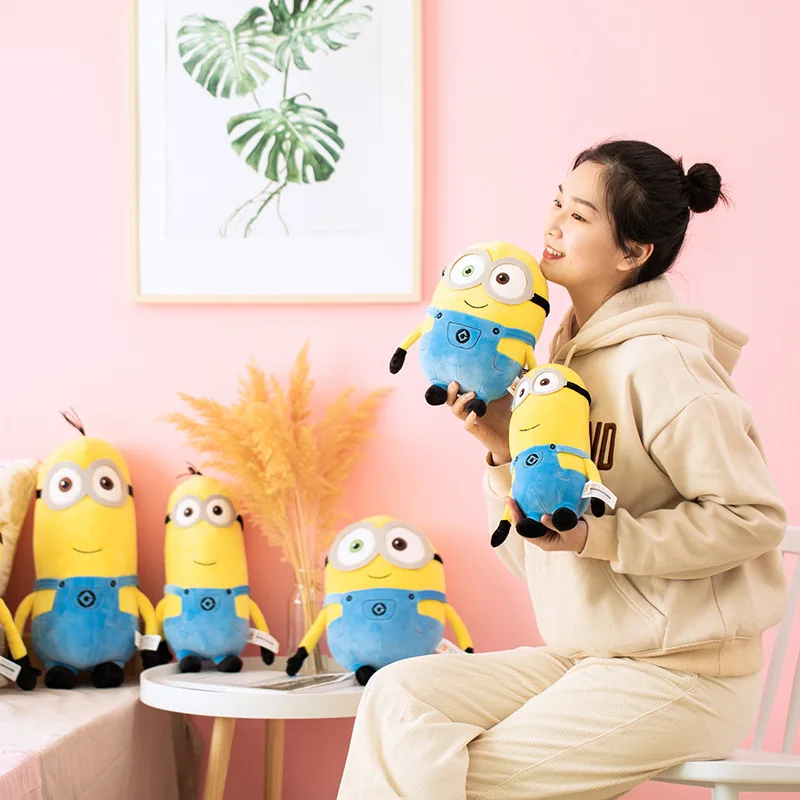 Factory Outlet Despicable Me Little Yellow Man Stuffed Animal Toy Doll Stuffed Plush Toy