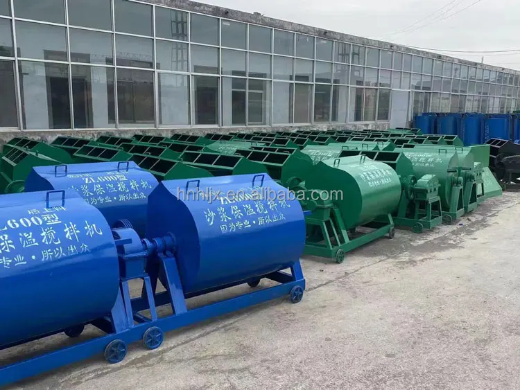 Zl500 Mobile Rollover Mortar Mixer Electric Horizontal Concrete Mortar