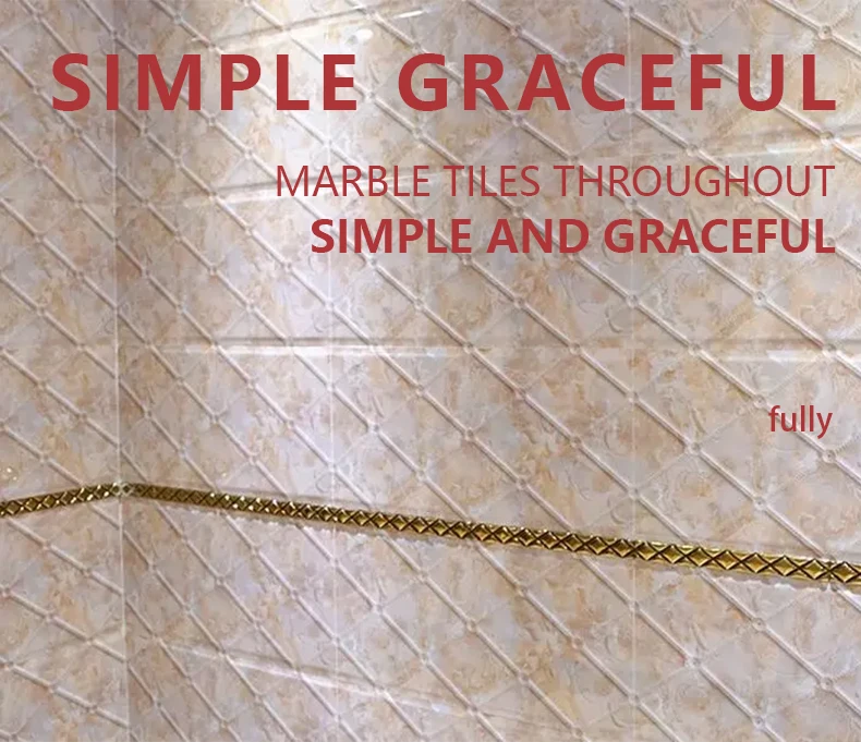 Golden Pencil Wall decoration TIles Border Interior glass bathroom decorate Border Ceramic tiles 20x600 40x600 factory