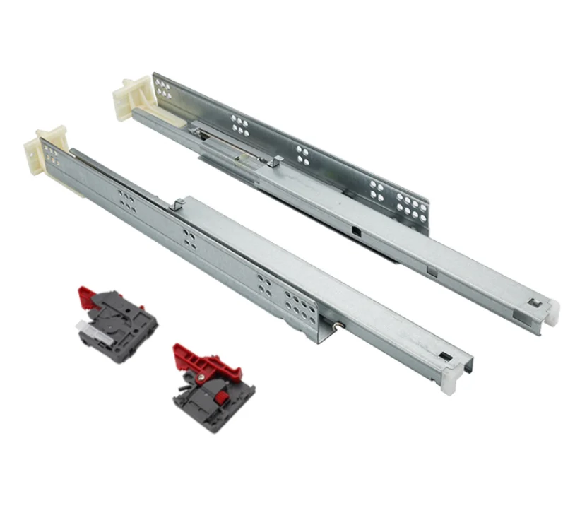 Trumy Full American Type 21inch Rail Heavy Duty Push Open Sliding Door Adjustable Undermount