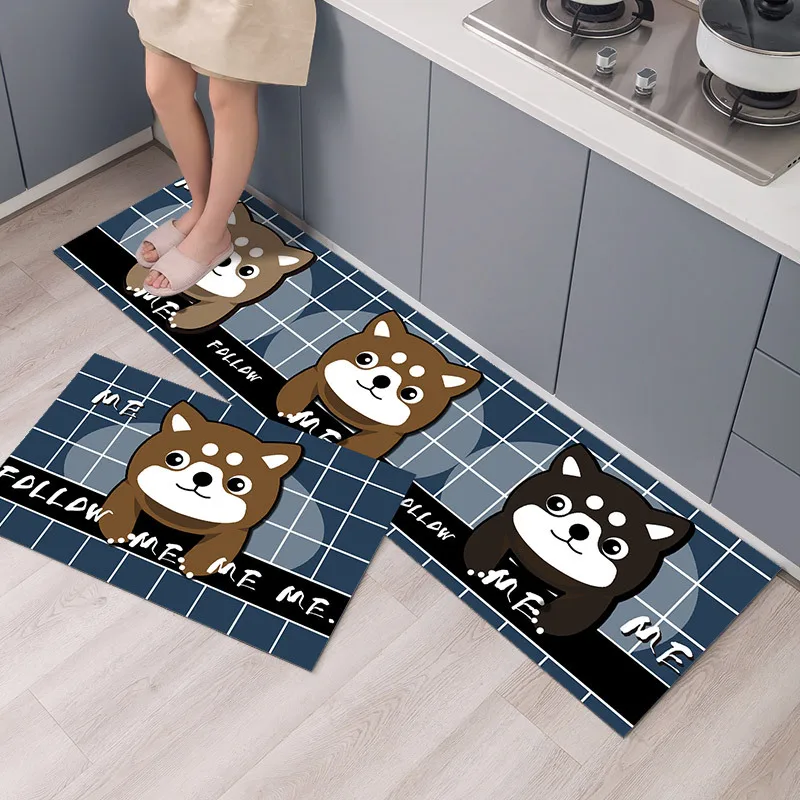 Anti Fatigue Mats And Rugs Kids Washable Customized Color Kitchen Rugs Comfortable Microfiber Rubber Shower Mats manufacture