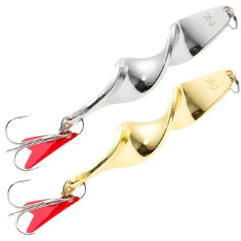 High-Speed Spiral Long-Cast 10g Metal Bait King 142128 Fishing Lure Spinner Hard Baits for Live Bait Cross-Border E-Commerce – Metal Jig – view 2