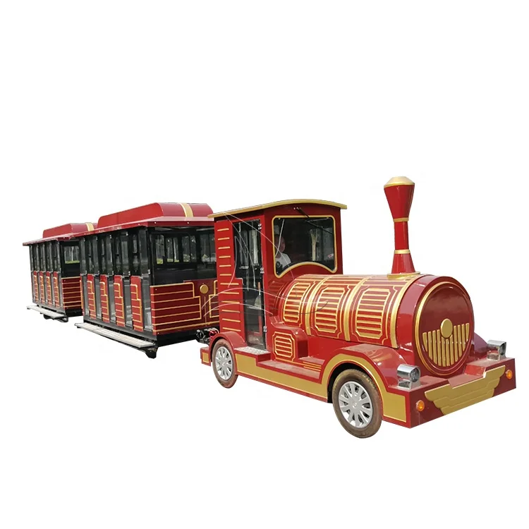 High Quality Factory Price Large Trackless Train Ride Attraction Park Equipment Trackless Train on Sale