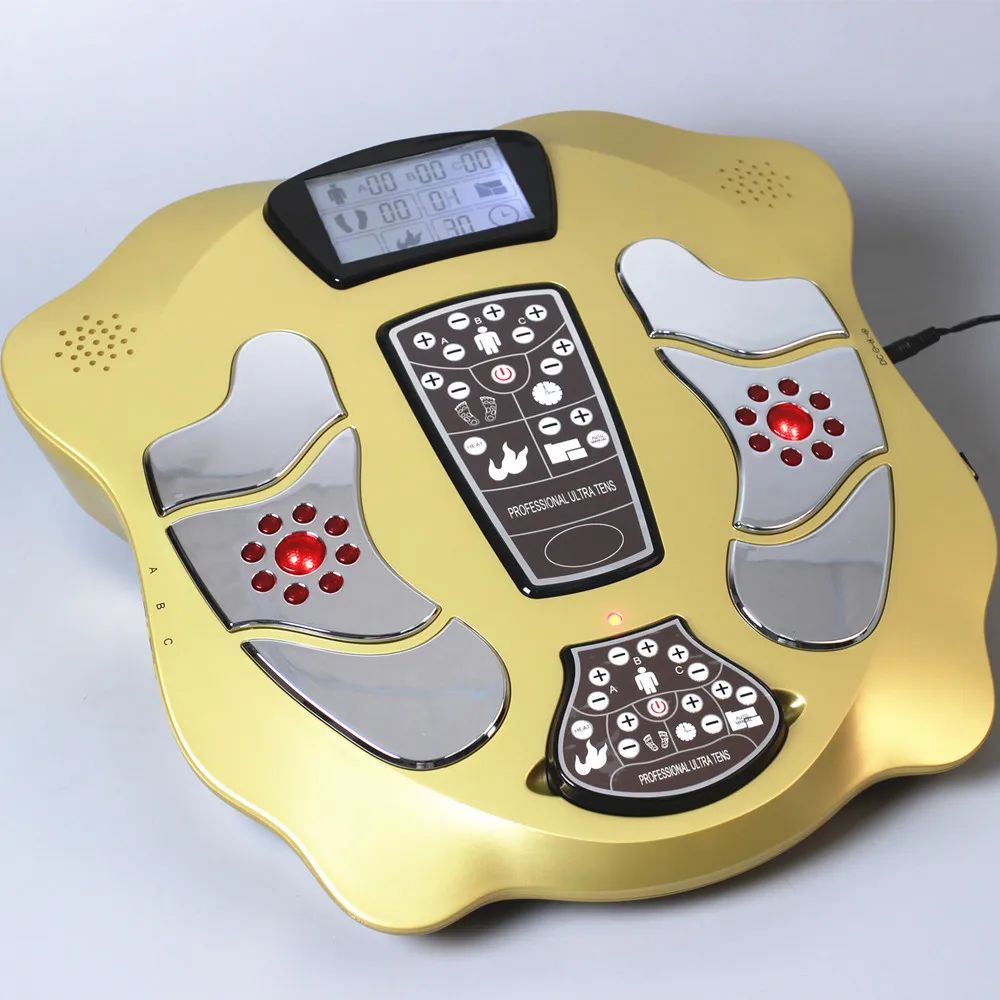 2021 Electrical Cheap Feet Foot Stimulator Machine Reviews Electric Portable Tens Ems Foot Massager With Remote Control Adjust