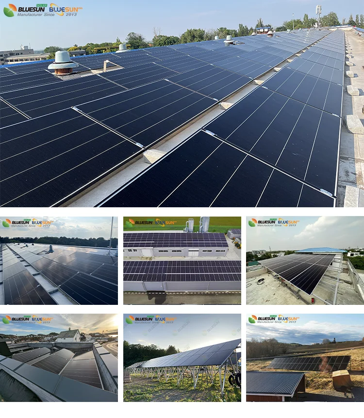 Bluesun Flexible Solar Panels Kit 690W 700W 710W 710W Bifacial Shingled ...