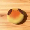 Muffin a forma di barboncino giallo - 1 pezzo