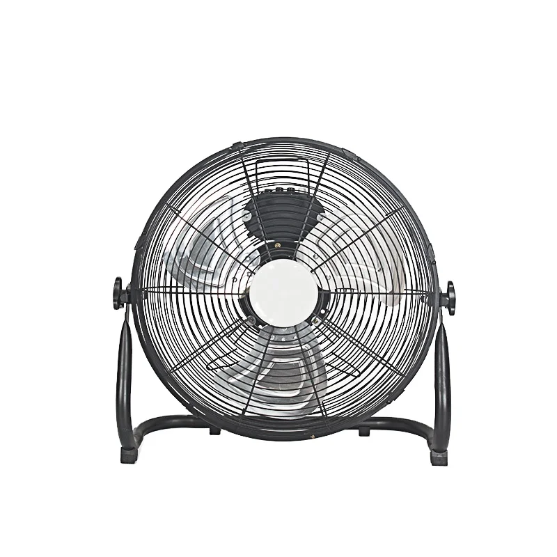 High Velocity 10  Inch Factory Price Modern Design Portable  Powerful Metal Free Standing Industrial Floor Fan