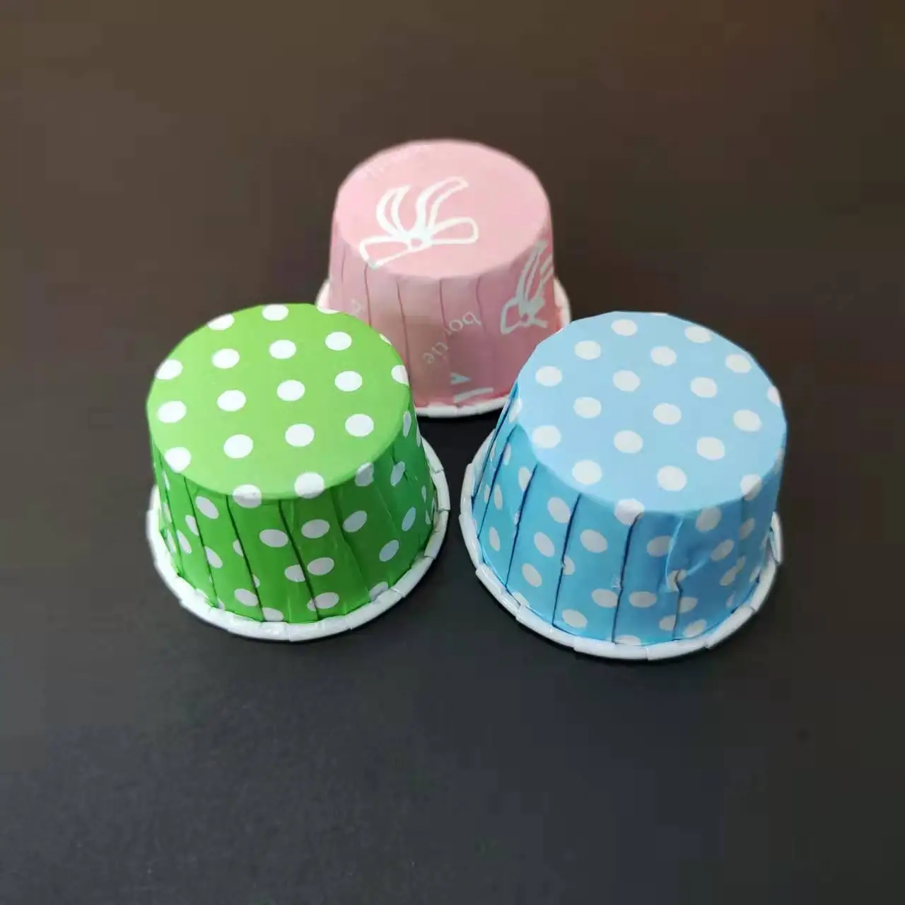 Disposable Ice Cream Cup Cake Baking Paper Cup Twisted Rolled Edge