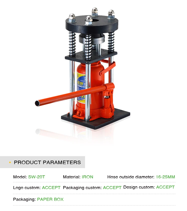 Benchtop Hydraulic Bottle Jack Hander 1625mm Hose Crimper Hydrau Buy