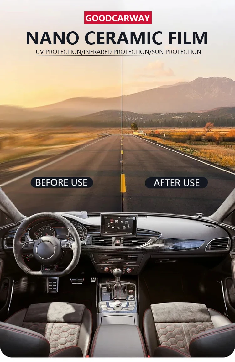 Nano Ceramic Solar Window Film 152cm*30m with 8 Years Warranty and 15% VLT for UV Protection