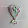 Pastel mermaid dress with heart-shaped tail