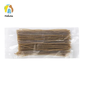 Organic and Gluten-Free Shirataki Konnyaku Dry Food Konjak Konjac Spinach Noodles in Bag Packaging