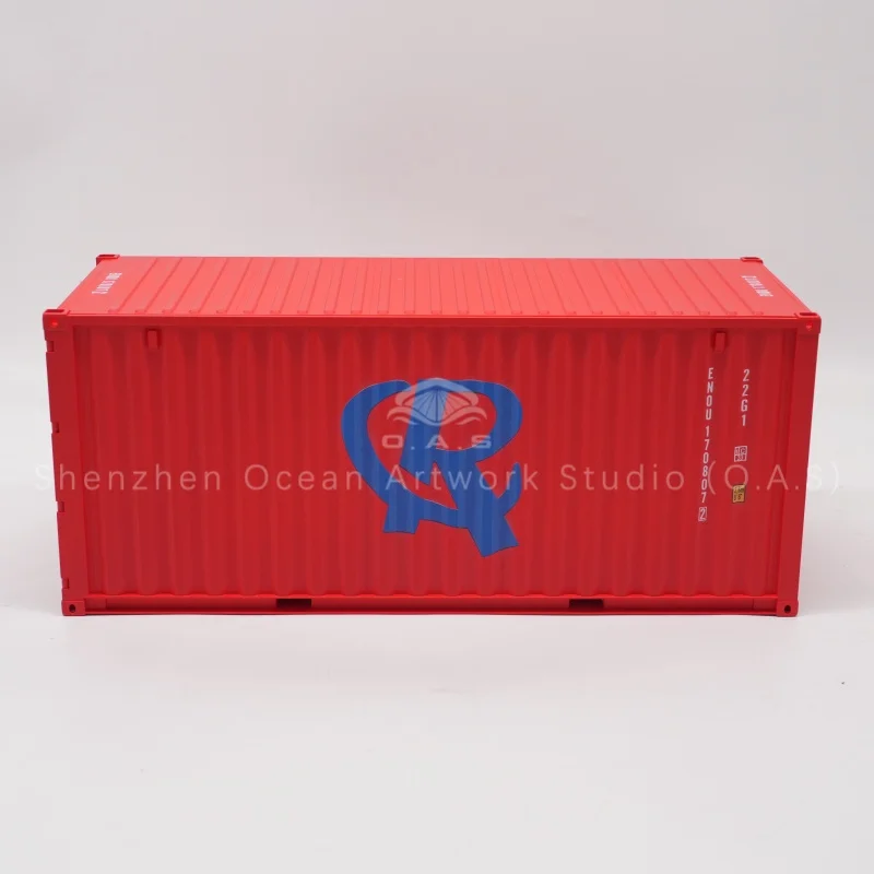 Exquisite simulation container model for shipping company display. Support custom‑made with brand logo. Realistic appearance restores real container details. Ideal as business gift, exhibition ornament and teaching prop. Factory supplies wholesale & small‑batch orders for logistics and maritime enterprises.Amber@vesselmodel.com Tel：+86 18038048785