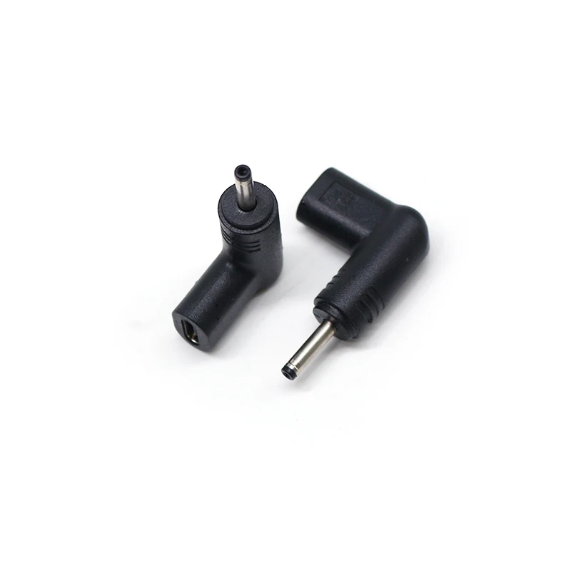 Angled 90 Degree DC3.0*1.1mm Male Plug To Female Socket Converters Universal Power Supply Adapters For Mobile Phone Transmission