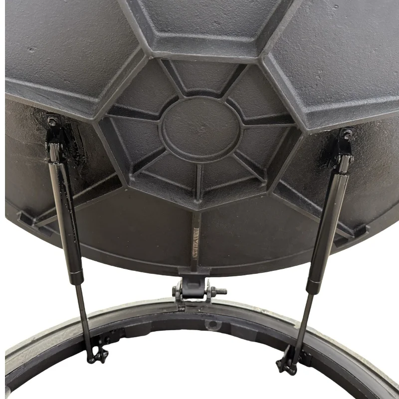 Hydraulic square Manhole Cover and Frame Ductile Casting D-18 70x70 D400