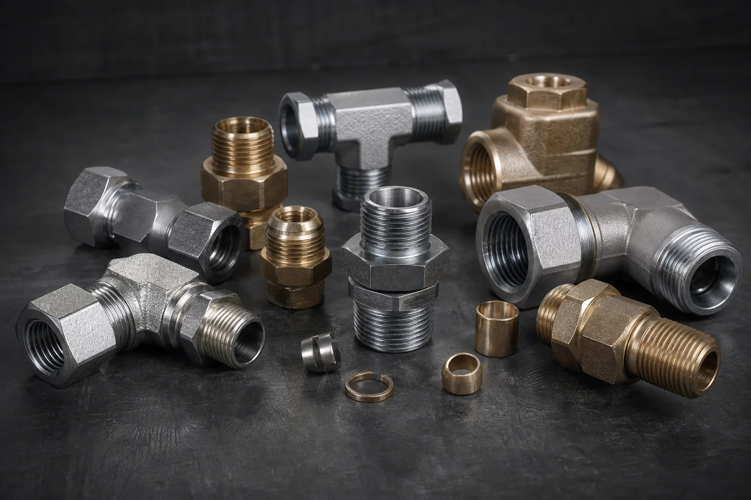 Hydraulic Pipe Fittings: Types, Threads, and Pressure Selection