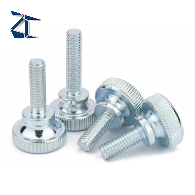 High Rated M3 M4 M5 Stainless Steel ANSI AISI 304 316 Plain High Type Knurled Thumb Screw DIN464