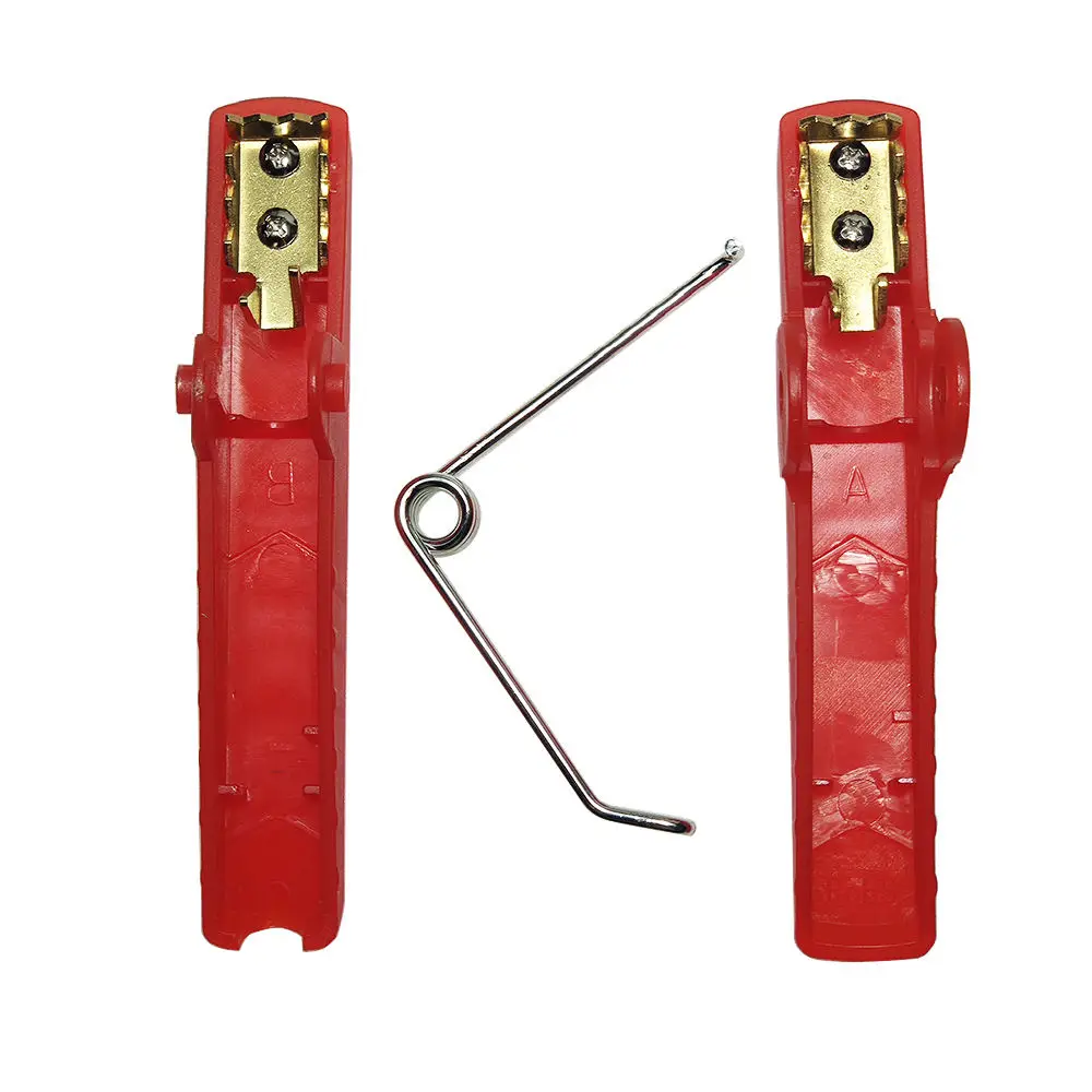 Изолированные зажимы для аккумуляторов из АБС-пластика 148 мм зажим чистой меди автомобильного зарядного